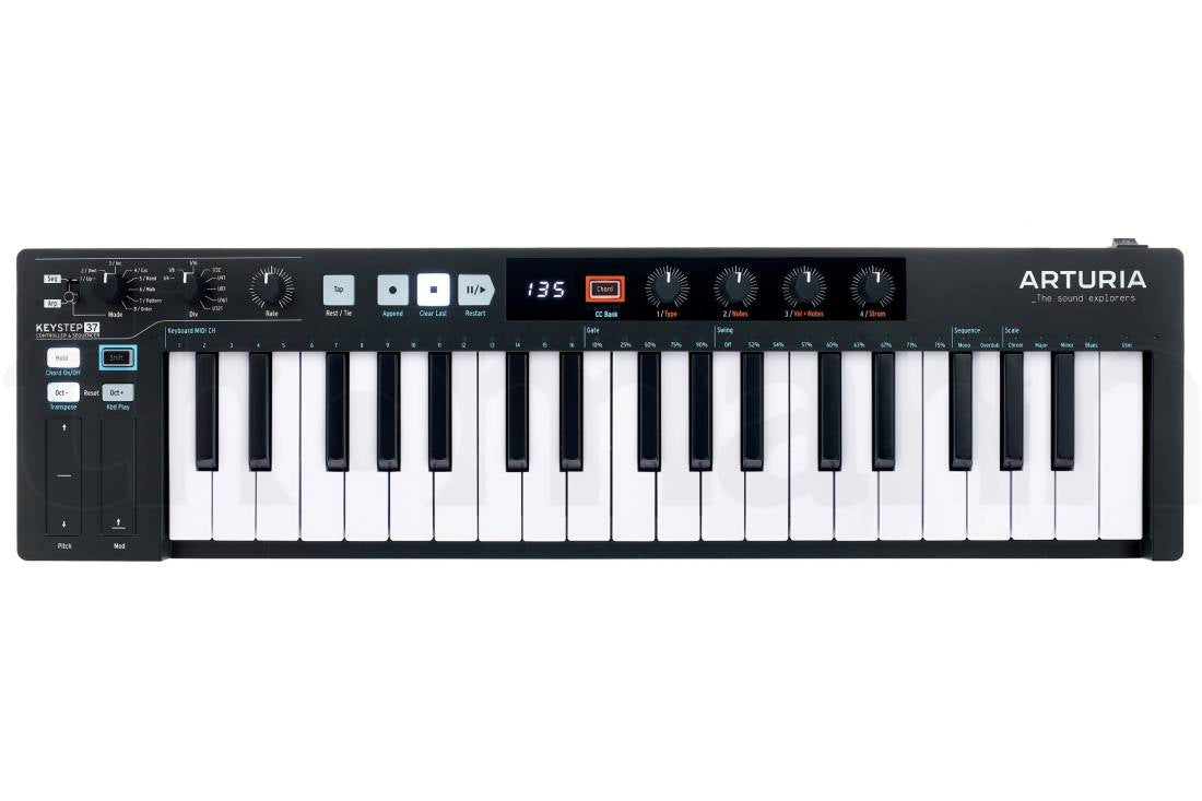 ARTURIA KEYSTEP 37 BLACK - 37 notes Midi keyboard with mini-display