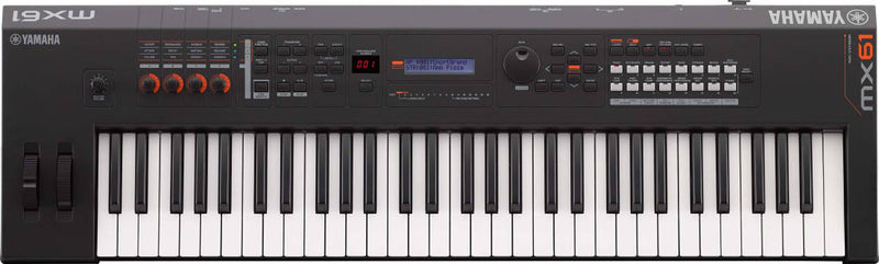 YAMAHA MX61 BK YAMAHA MUSIC SYNTHESIZER -Yamaha MX BK/BU Series 61-Key Synthesizer (128 Polyphony) - Black