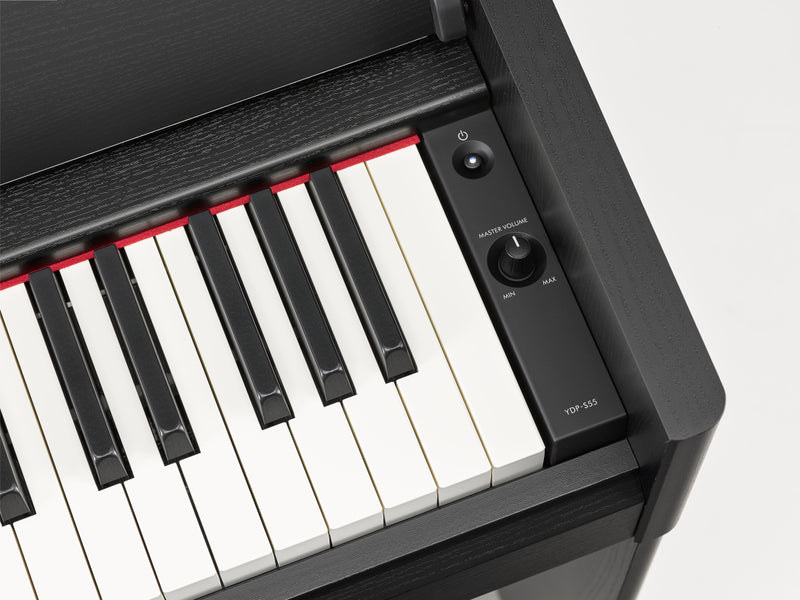 YAMAHA YDPS55 B DIGITAL PIANO - Yamaha YDP-S55 Arius 88-Key Slim-Body Digital Piano with Stand and Bench - Blac