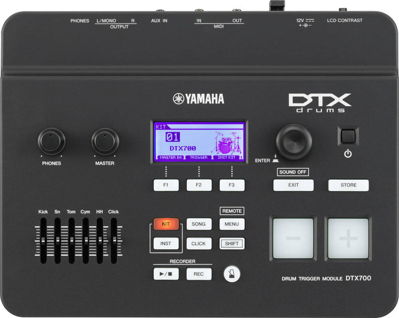 YAMAHA DTX760K - Yamaha DTX760K 6-Piece Electronic Drum Kit + KP100 Kick Drum w/TCS Pads & Hihat Stand