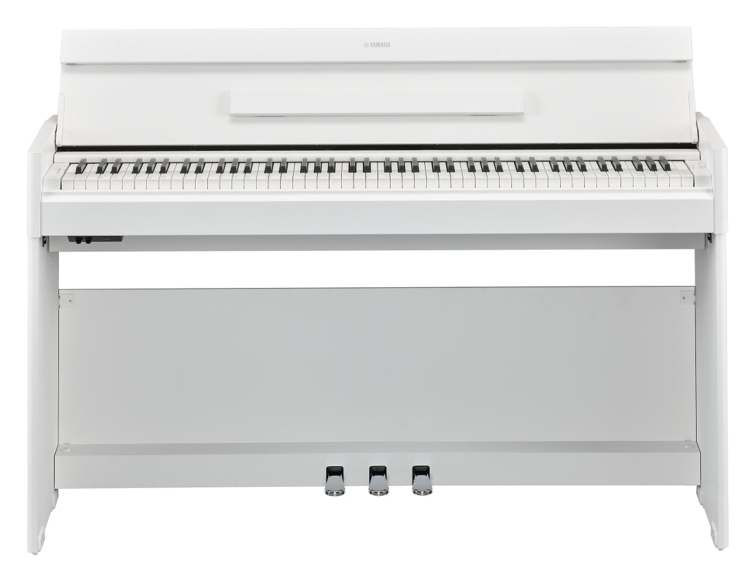 YAMAHA YDPS55 WH DIGITAL PIANO - Yamaha YDP-S55 Arius 88-Key Slim-Body Digital Piano with Stand and Bench - White