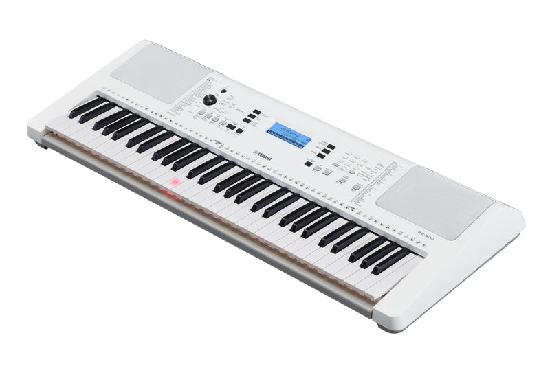 YAMAHA EZ300 YAMAHA DIGITAL KEYBOARD - Yamaha EZ-300 61-Key Portable Keyboard with Lighted Keys - White