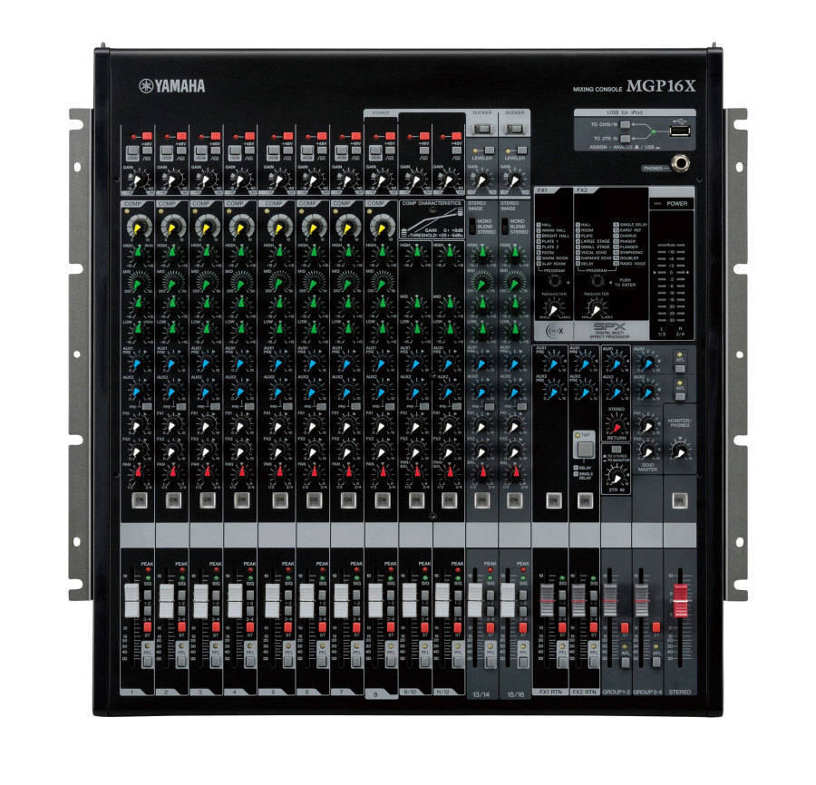 YAMAHA MGP16X Mixing console 16 inputs with effects - Yamaha MGP16X - 16-Channel Premium Mixing Console