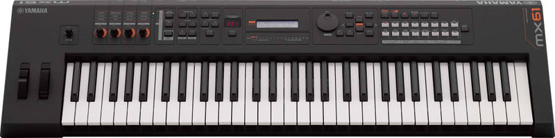 YAMAHA MX61 BK YAMAHA MUSIC SYNTHESIZER -Yamaha MX BK/BU Series 61-Key Synthesizer (128 Polyphony) - Black