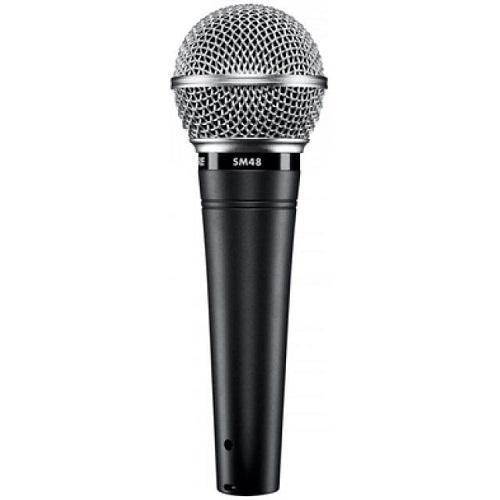 Shure SM48S-LC Microphone Cardioid Dynamic - Shure SM48S-LC Handheld Wired Microphone