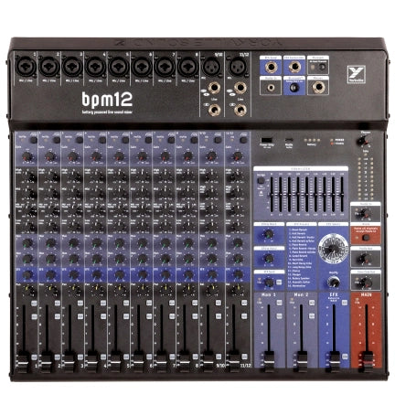 YORKVILLE BPM12 - 12-Channel Battery-Powered Mixer with USB
