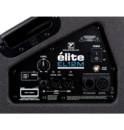 YORKVILLE EL12M - Elite 12” Powered Stage Monitor