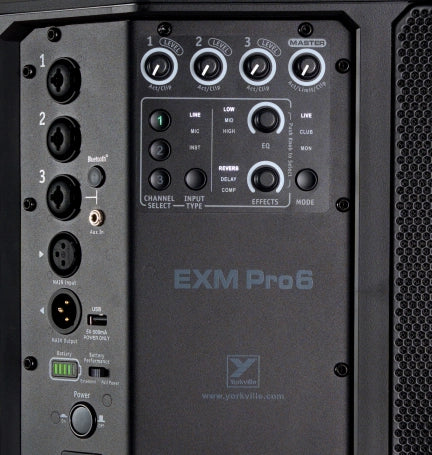 YORKVILLE EXM-PRO 6 - 6''Battery-Powered PA Speaker