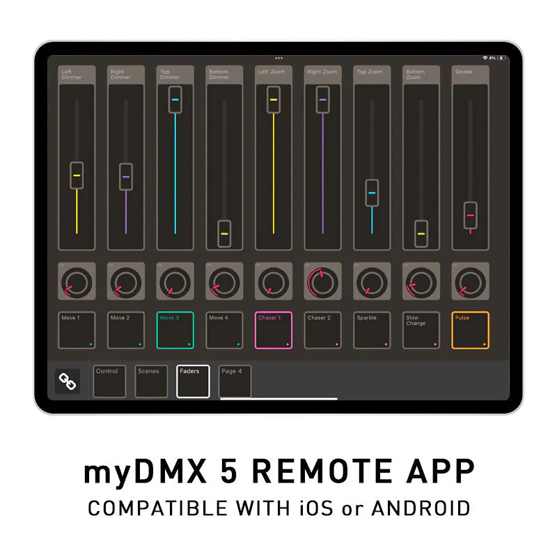 AMERICAN DJ MyDMX 5.0 DMX controler with software compatible MAC/PC