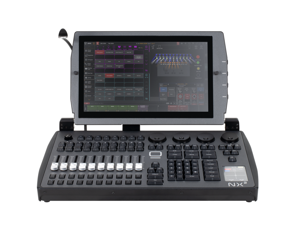 OBSIDIAN NX-2 Portable ONYX lighting console with screen