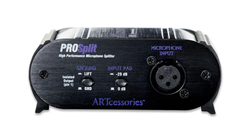 ART ProAudio PROSPLIT DELUXE TWO WAY MIC SPLITTER - ART PROSPLIT Two-Way Mic Splitter