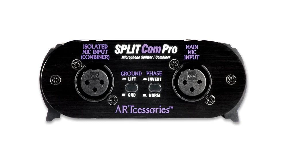 ART ProAudio SPLITCOMPRO 2-WAY MIC SPLITTER / COMBINER - ART SPLITCom Pro Microphone Splitter and Combiner