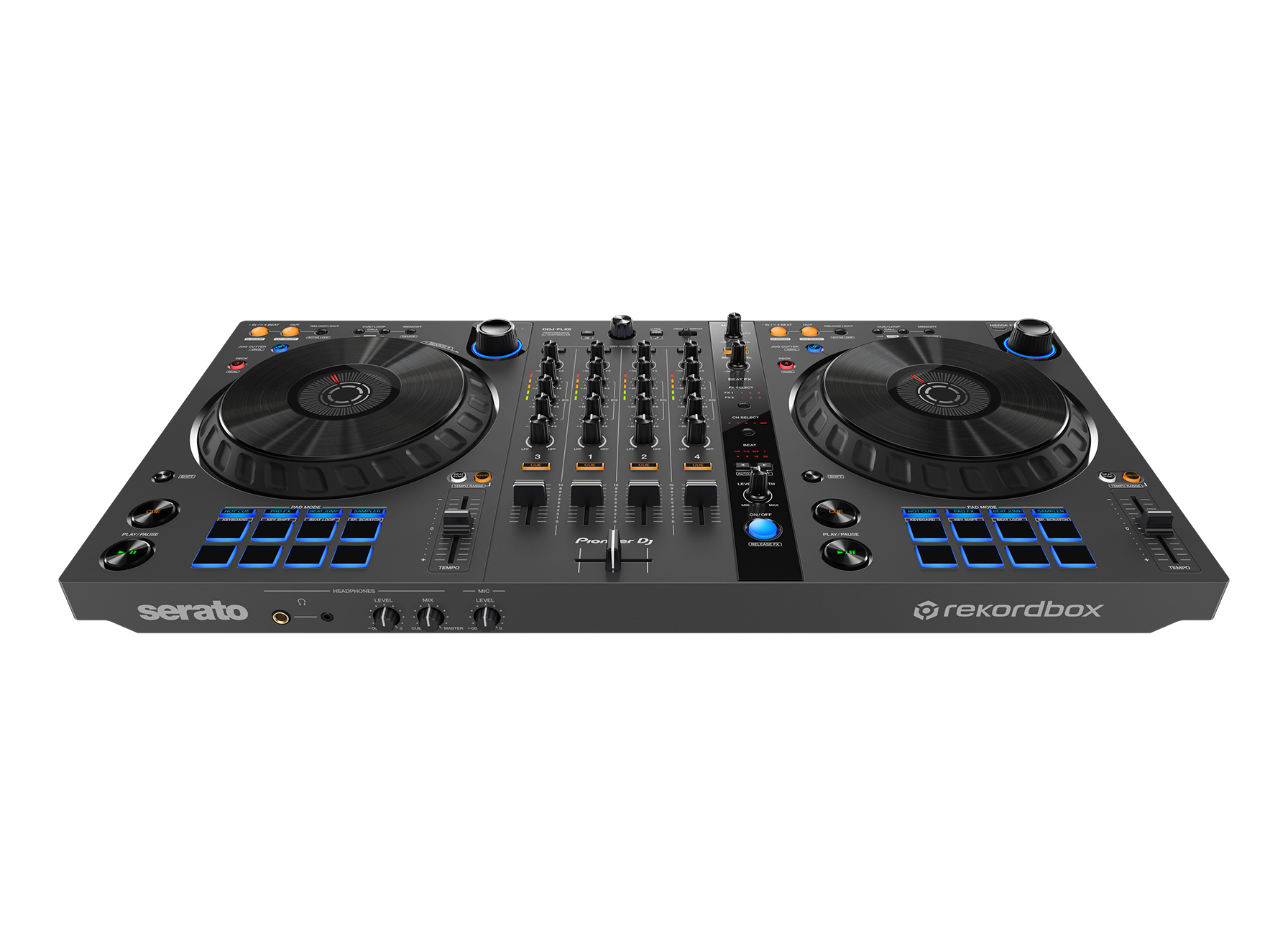 PIONEER DJ DDJ-FLX6-GT - 4-channel DJ controller for multiple DJ applications (Graphite)