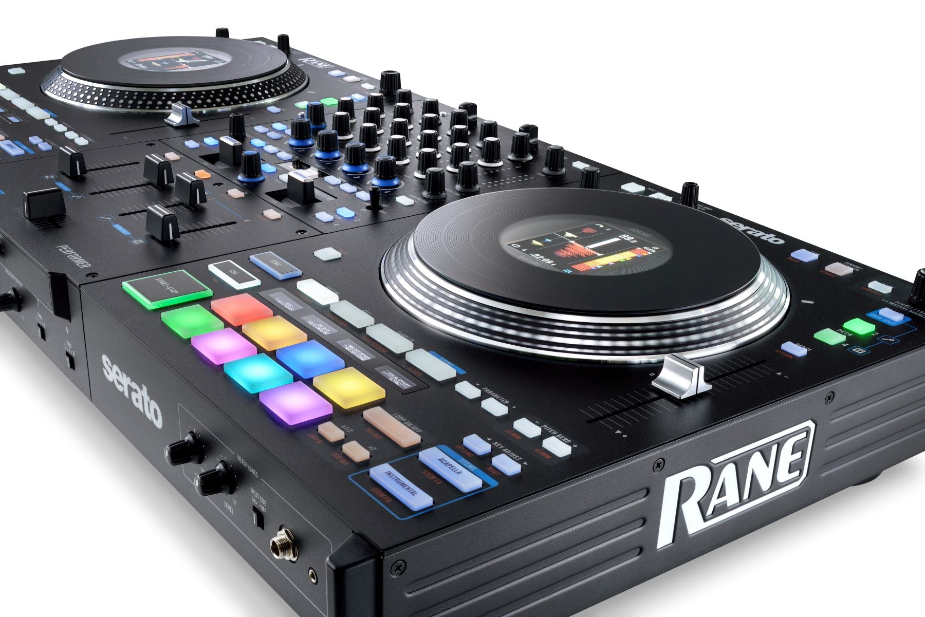 RANE PERFORMER - 4 channel dj controller with motorized jog wheels