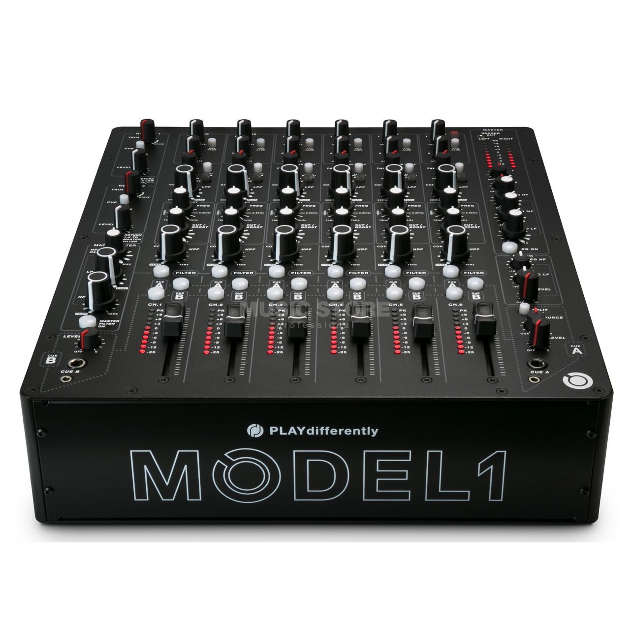 PLAY DIFFERENTLY MODEL-1 (BY ALLEN & HEAT)  Premium 6-Channel Analog DJ Mixer