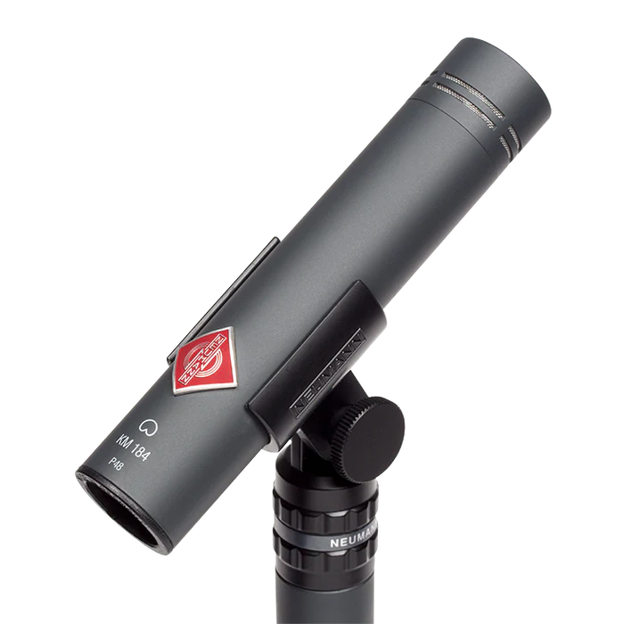 Neumann KM 184 mt Octo Set KM 184 Octo Set. Includes (8) KM 184 mt Microphones, (8) WNS 100 Windscreens, (8) SG 21 bk Stand Mount Swivels and (8) Microphone Pouch, black - Neumann KM 184 MT OCTO SET Small Diaphragm Condenser Microphone Set - Matte Black