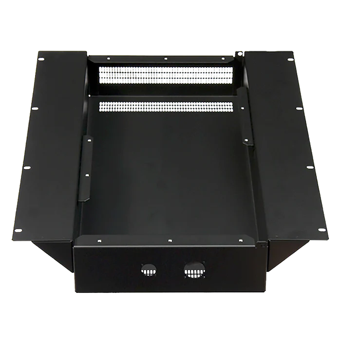 Neumann REK 4 A kit to locate the KH 410 electronics panel up to 30 m (90’) away from the loudspeaker cabinet. A standard 4-pole Speakon terminated loudspeaker cable, available from third parties, is required