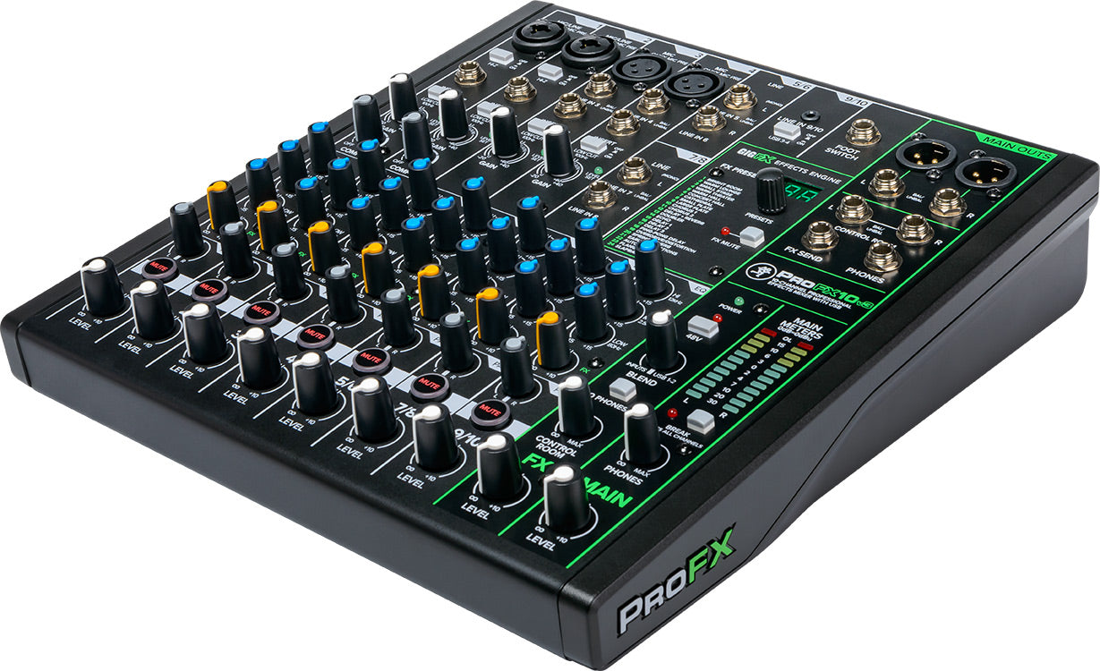 Mackie ProFX10v3+ - 10 Channels mixing board with Bluethoot & Interface USB