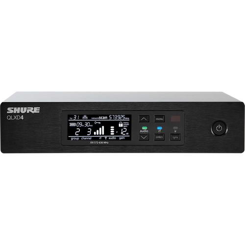 Shure QLXD4-H50 Wireless Receiver - Shure QLXD4 Digital Wireless Receiver Frequency H50