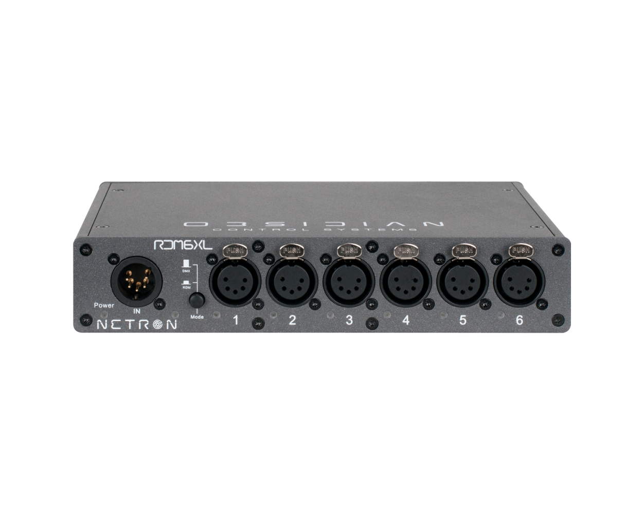 OBSIDIAN RDM6XL Compact DMX/RDM splitter