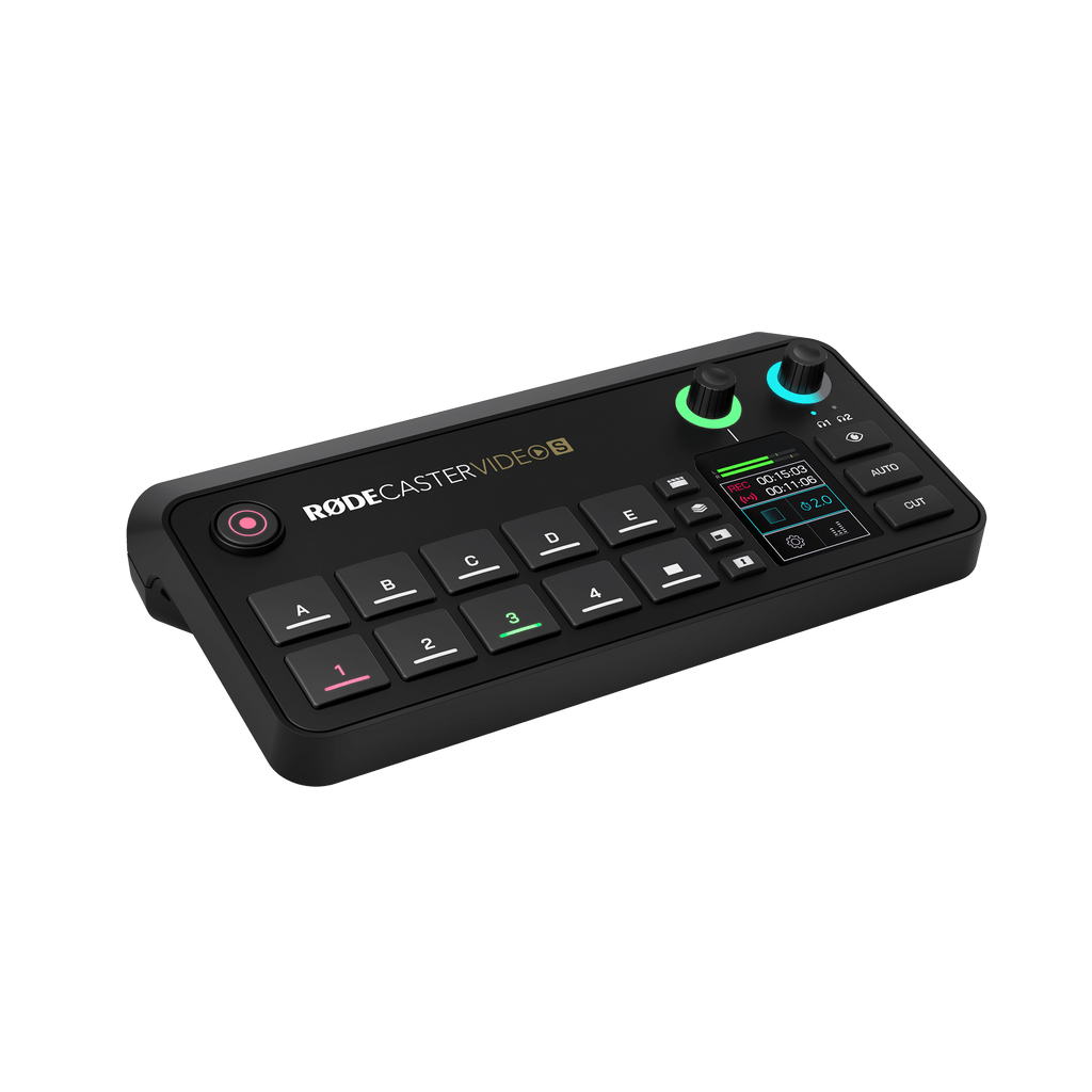 Rode S Action Layout RODE RODECASTER VIDEO S - Video and Audio Production Console