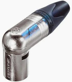 Neutrik NC3MRX Connector XLRM - 3 Pin Nickel Right Angle XLRM with Silver Contacts