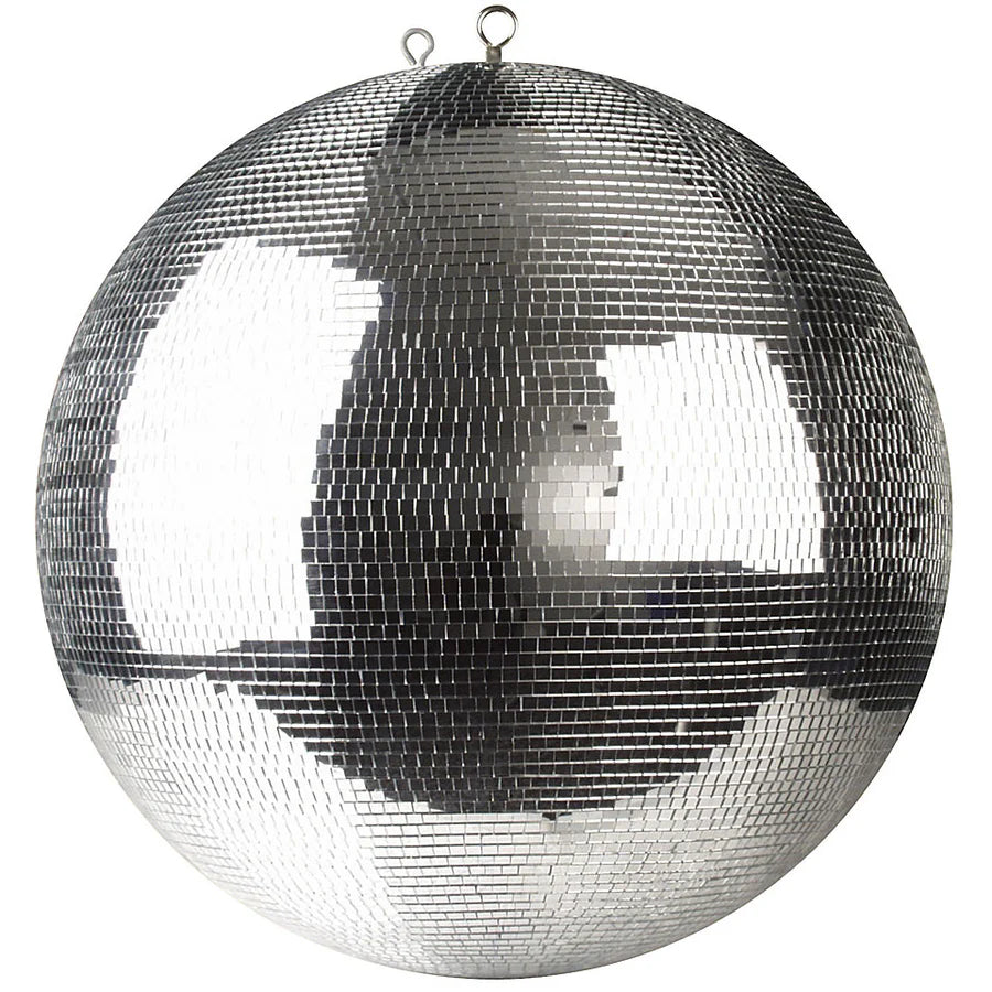 PRO-X- MB-30 - ProX MB-30 30" inch Mirror Disco Ball Bright Silver Reflective Indoor DJ Sphere w/Hanging Ring for Lighting