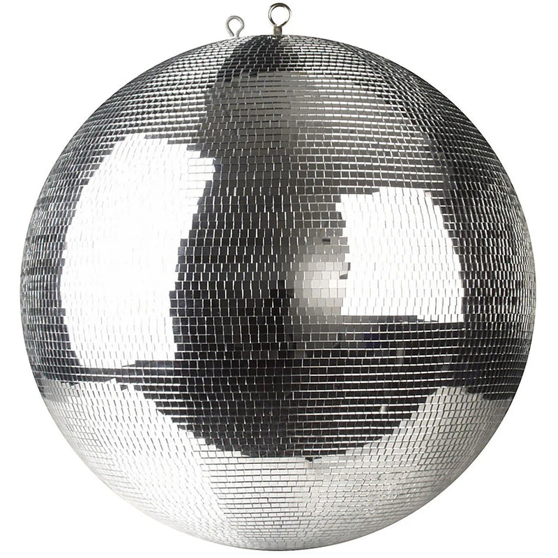 PRO-X- MB-40 - ProX MB-40 40" inch Mirror Disco Ball Bright Silver Reflective Indoor DJ Sphere w/Hanging Ring for Lighting