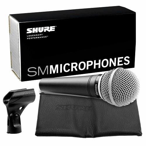 Shure SM48S-LC Microphone Cardioid Dynamic - Shure SM48S-LC Handheld Wired Microphone