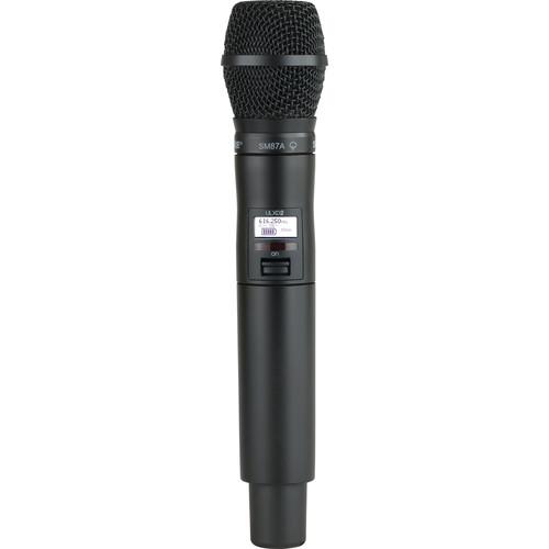 Shure ULXD2/SM87-V50 Wireless Handheld Transmitter - Shure ULXD2/SM87-V50 Handheld Wireless Transmitter Frequency V50