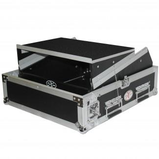 PRO-X- T-2MRLT MK2 - ProX T-2MRLT DJ Combo Flight Case w/ Laptop Shelf