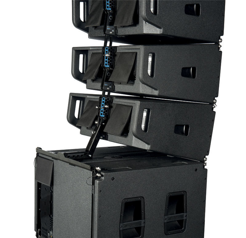 VIO-S118 - 18'' FLYABLE ACTIVE HORN-LOADED SUBWOOFER  1600W RMS DIGIPRO® G4 AMPLIFIER  139 dB MAX SPL