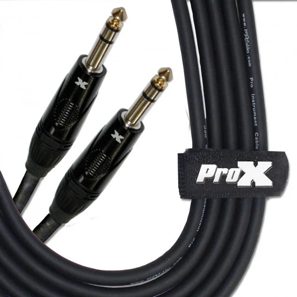 PRO-X- XC-TRS10 - ProX XC-TRS10 Balanced 1/4" TRS-M to TRS-M High Performance Audio Cable - 10'