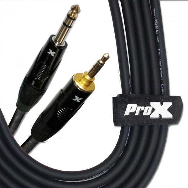 PRO-X- XC-MS10 - ProX XC-MS10 Balanced TRS-M Mini 1/8" to TRS-M High Performance Audio Cable - 10'