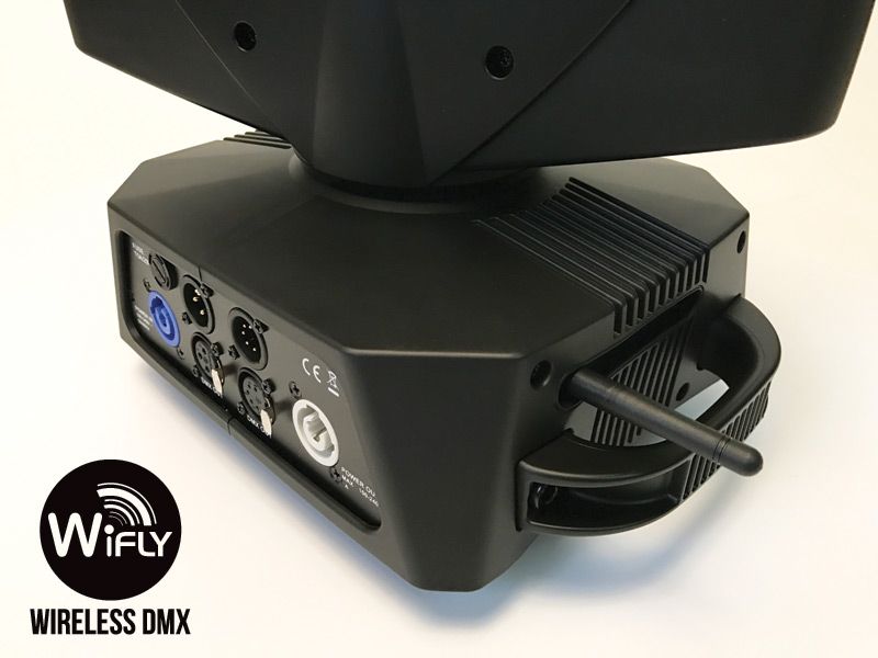 AMERICAN DJ VIZI-HEX-WASH-7 (OPEN BOXES-THE PAIR)  105W variable zoom (5 ~ 55-degrees) and seven 15W HEX (RGBWA+UV) LEDs