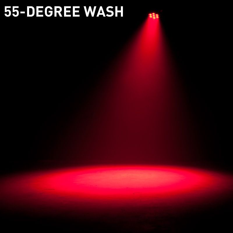 AMERICAN DJ VIZI-HEX-WASH-7 - 105W variable zoom (5 ~ 55-degrees) and seven 15W HEX (RGBWA+UV) LEDs