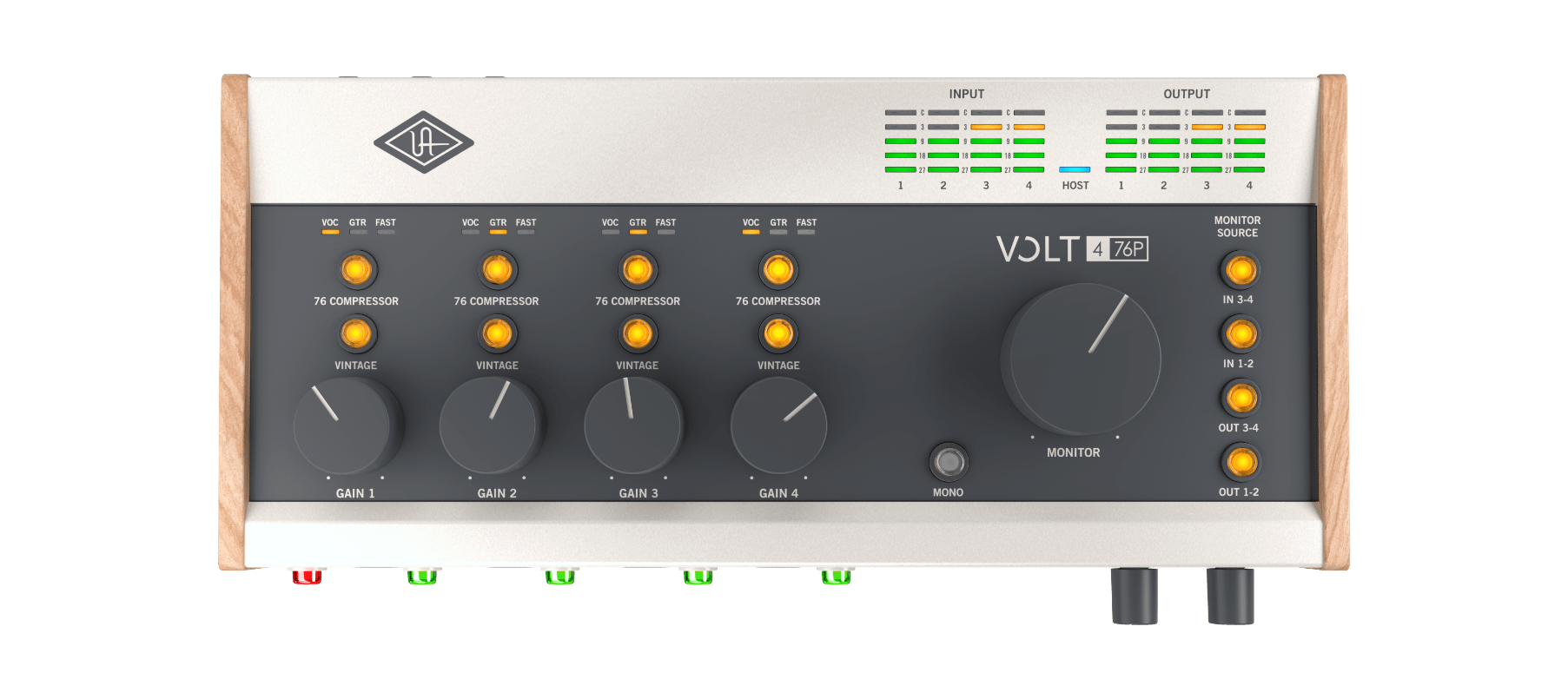 UNIVERSAL AUDIO VOLT 476P - Desktop 4-in/4-out USB audio interface