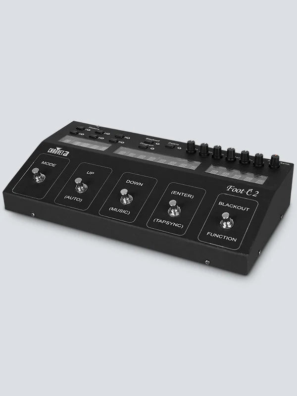 CHAUVET FOOTC2 Footswitch - Chauvet DJ FOOT C-2 Full-Featured Compact DMX Foot Controller With Up To 36 Channels Of Control