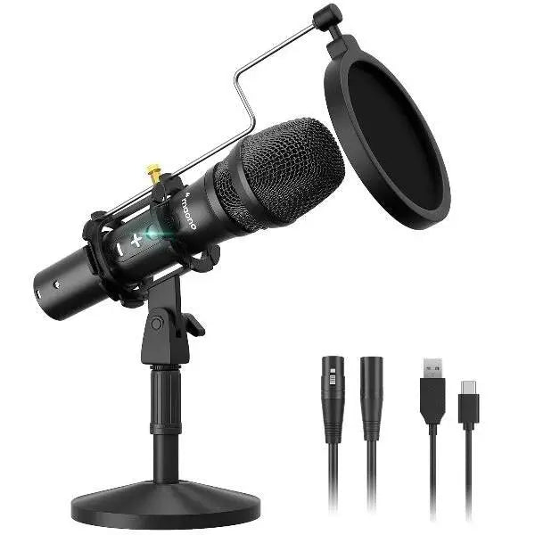 MAONO HP300 - HYBRID USB/XLR DYNAMIC MICROPHONE FOR PODCASTING, RADIO PRODUCTION, AND VOICE-OVERS