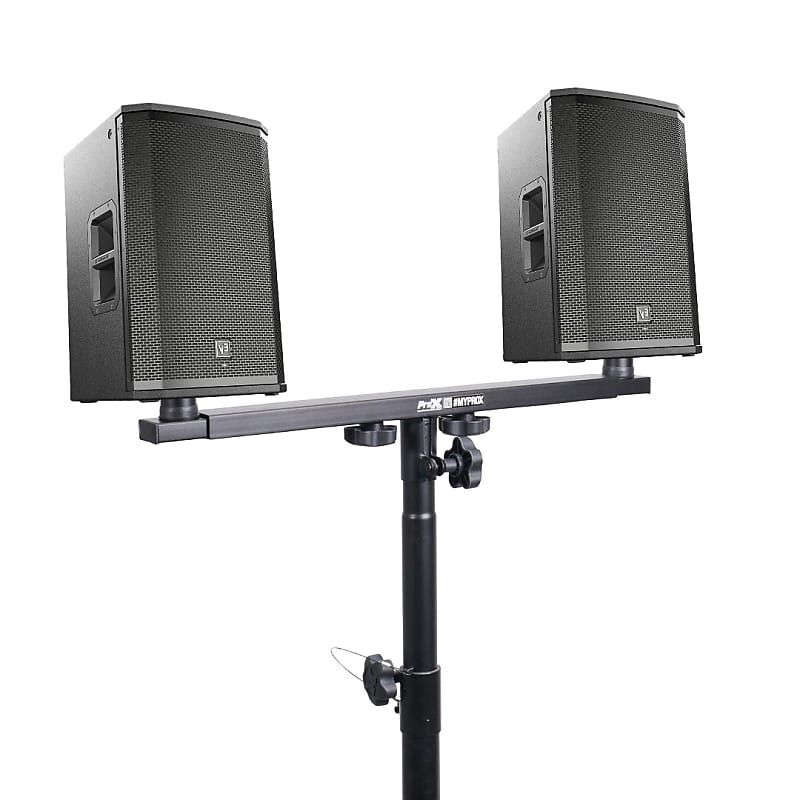 PRO-X- X-DS39 - Pro X Adjustable Dual Speaker Bracket Pole Mount for Speaker Stands