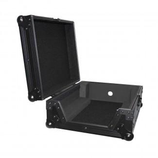 PRO-X- XS-M12BL - ProX XS-M12BL Universal 12 Mixer Ata Hard Road Flight Case For Large Format Dj Mixers (Black On Black)