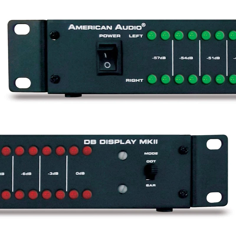 DB-DISPLAY-MKII - Designed to set in an amp rack to view your decibel level