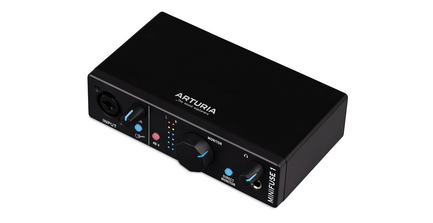 ARTURIA MINIFUSE 1 BK - PORTABLE SOLO AUDIO INTERFACE