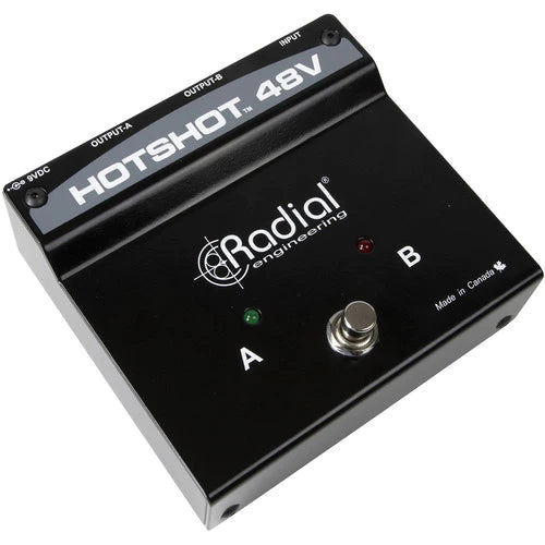 Radial HotShot 48 - Radial Engineering HOTSHOT 48 Phantom Powered Toggle Switch