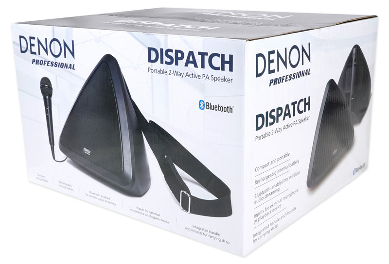 DENON PRO DISPATCH Portable 2-Way Active PA Speaker