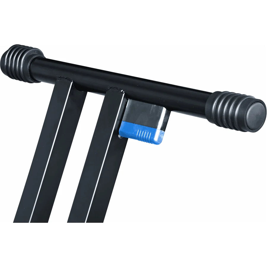 QUIKLOK T550 Double braced X-style keyboard stand with Trigger-Lok device - Quiklok T550 Double Braced X-Style Keyboard Stand w/ Trigger-Lok Device