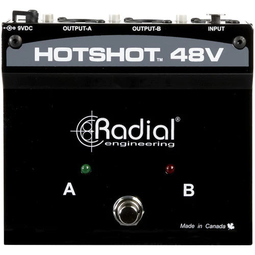 Radial HotShot 48 - Radial Engineering HOTSHOT 48 Phantom Powered Toggle Switch