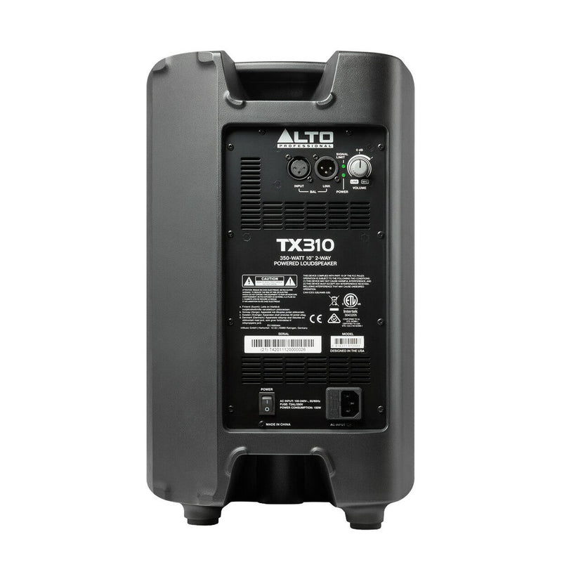 ALTO TX312 - 350-WATT 12 INCH 2-WAY POWERED LOUDSPEAKER