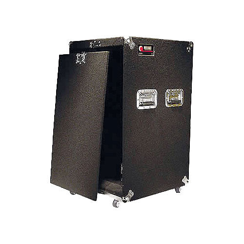 Odyssey CRP18W Case Rackmount - Odyssey CRP18W Carpeted Rack Case with Wheels - Black