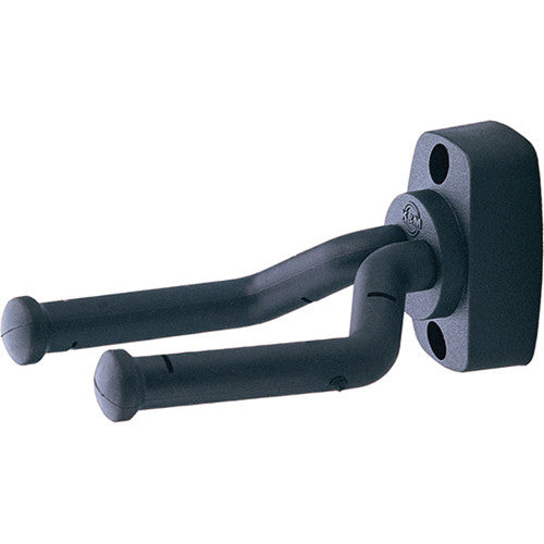 K&M 16280-BLACK Stand Guitar - K&M 16280 Guitar Wall Mount (Black)